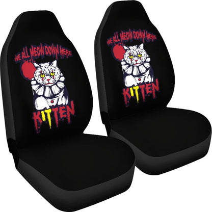 Pennywise We All Meow Down Here KITten Car Seat Covers