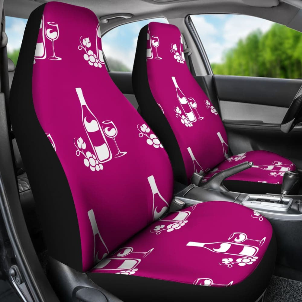 Red Wine Custom Car Decoration Car Seat Covers