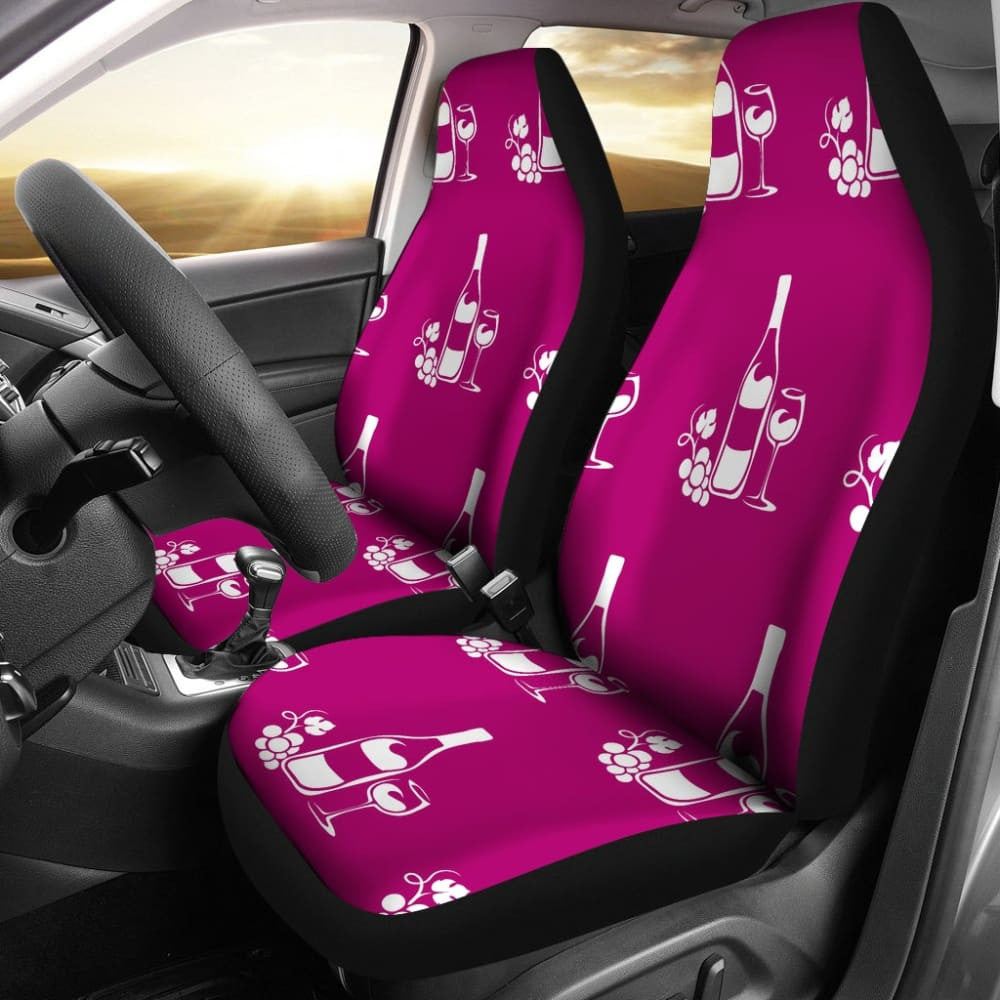 Red Wine Custom Car Decoration Car Seat Covers