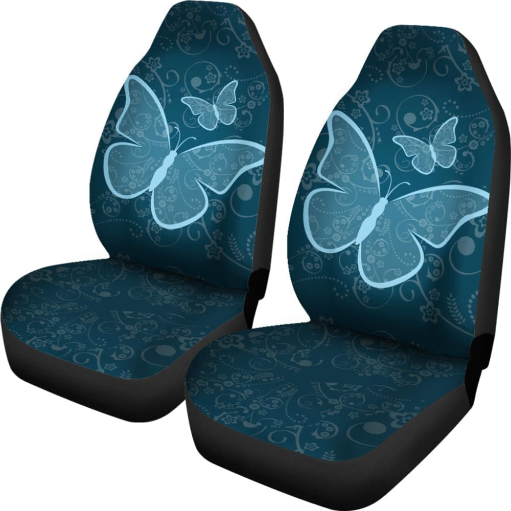 Amazing Blue Butterflies Car Seat Covers