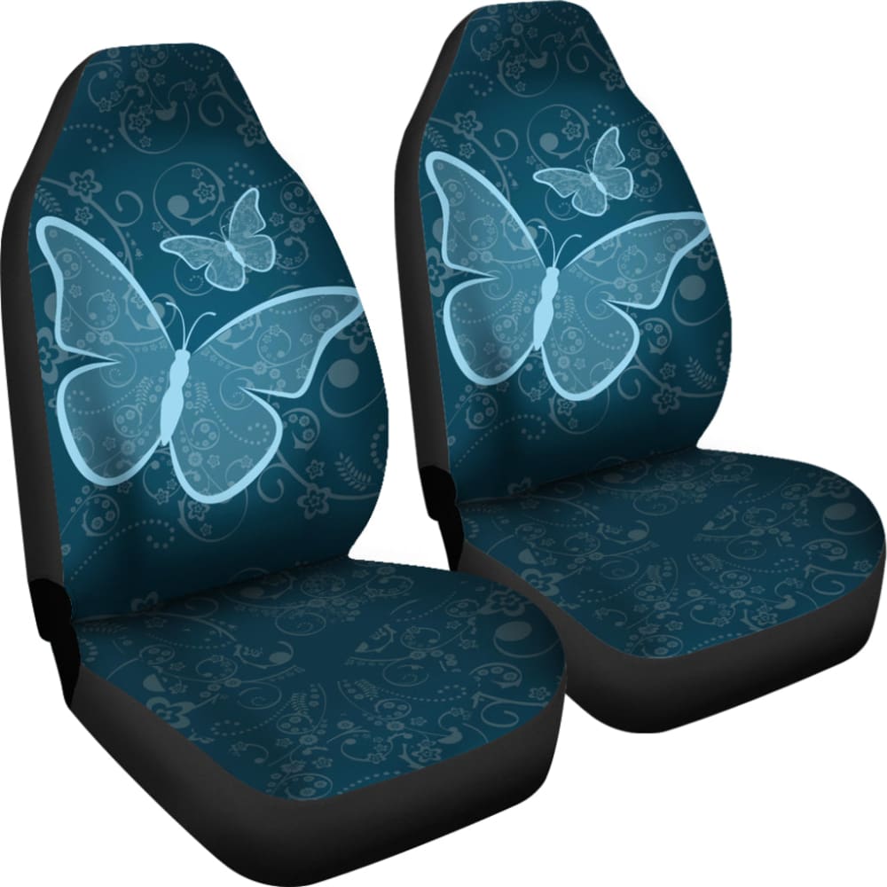 Amazing Blue Butterflies Car Seat Covers