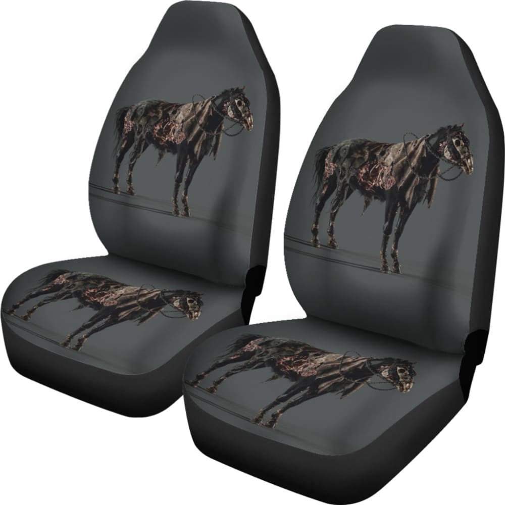 Scary Horror Zombie Horse Car Seat Covers