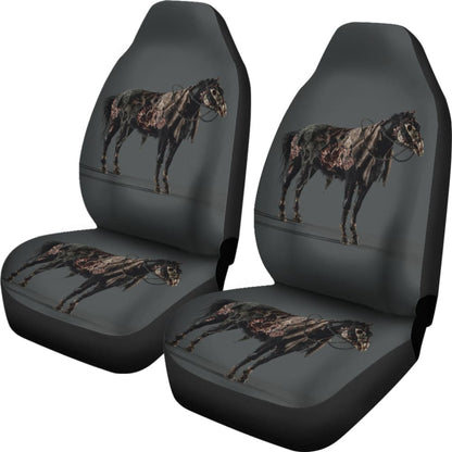 Scary Horror Zombie Horse Car Seat Covers