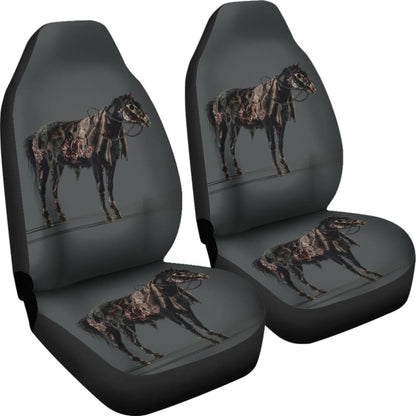Scary Horror Zombie Horse Car Seat Covers