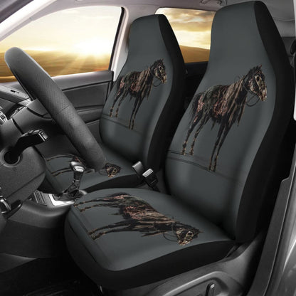 Scary Horror Zombie Horse Car Seat Covers