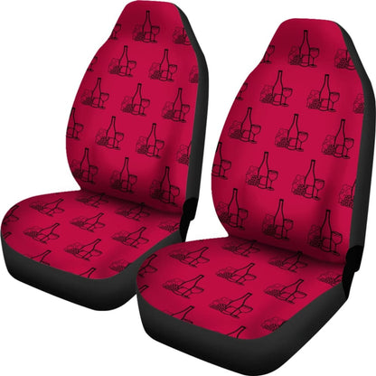 Red Wine Custom Car Accessories Car Seat Covers