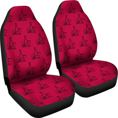 Red Wine Custom Car Accessories Car Seat Covers