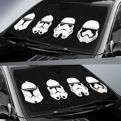 Star Wars Helmets Army Car Auto Sun Shade