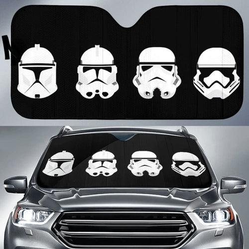 Star Wars Helmets Army Car Auto Sun Shade