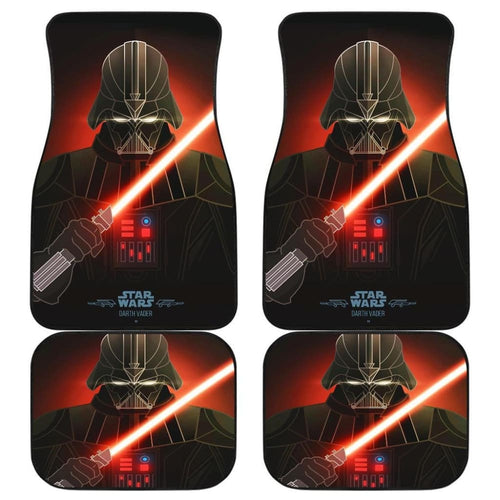 Darth Vader Star Wars in red theme Car Floor Mats