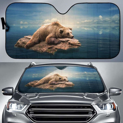 Bear Floating WaterK Car Sun Shade