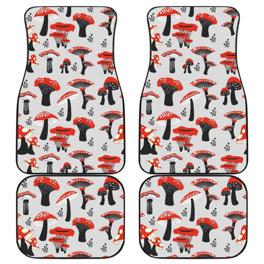 Mushroom Art Print Car Floor Mats