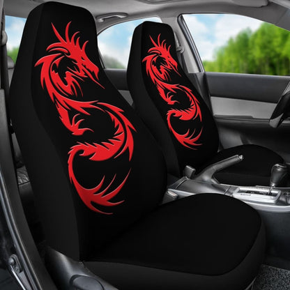 Amazing Great Red Dragon Car Seat Covers