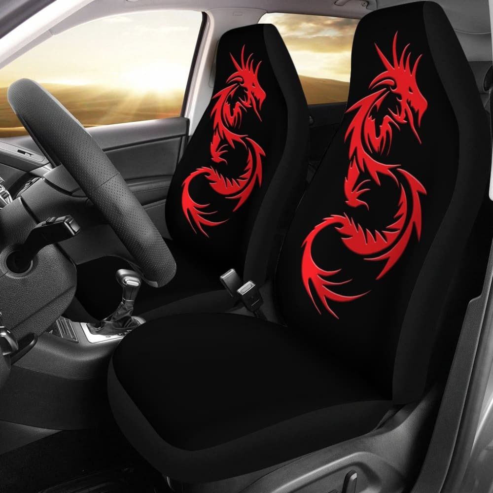 Amazing Great Red Dragon Car Seat Covers