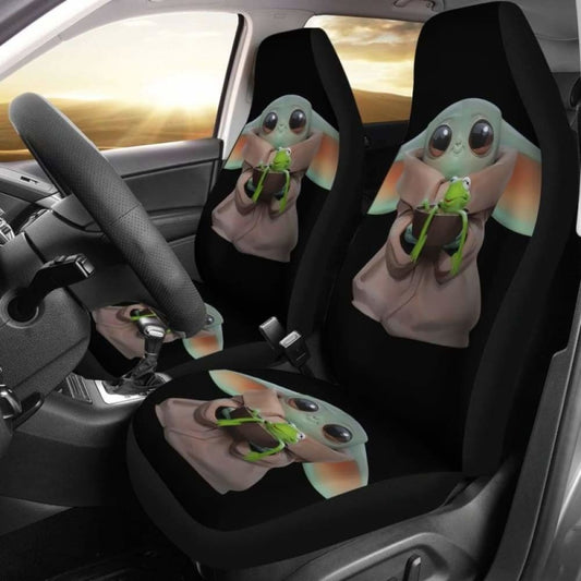 The Mandalorian Baby Yoda Car Seat Covers Movies Fan Gift