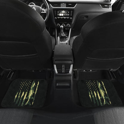 Amazing Green American Flag Car Floor Mats