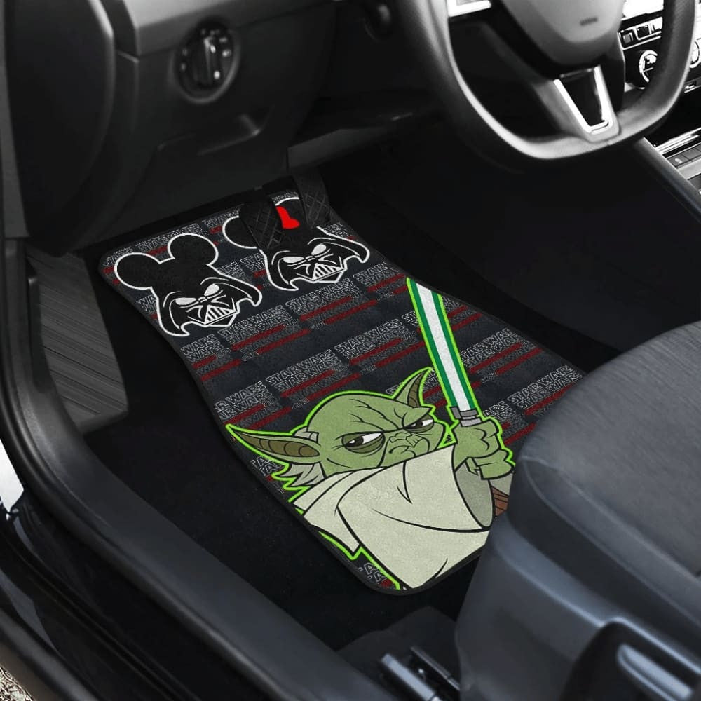 Baby Yoda Lightsaber Star Wars Car Floor Mats