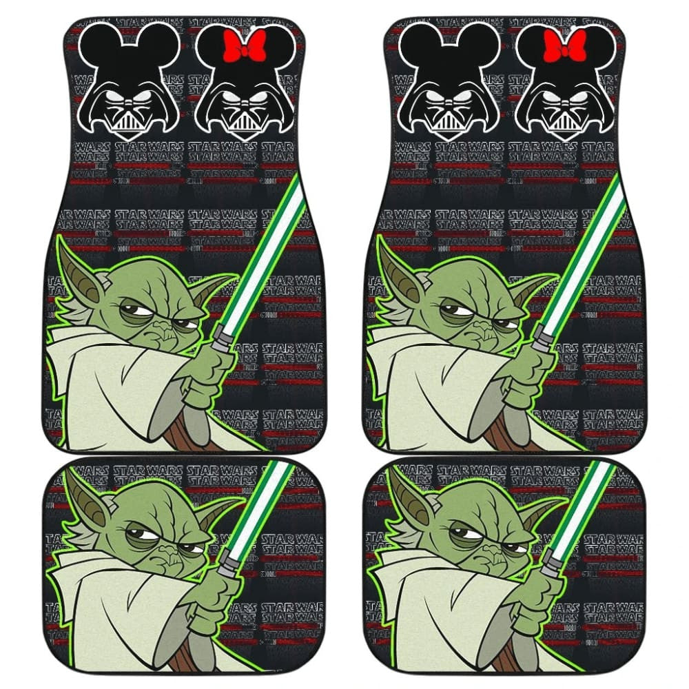Baby Yoda Lightsaber Star Wars Car Floor Mats