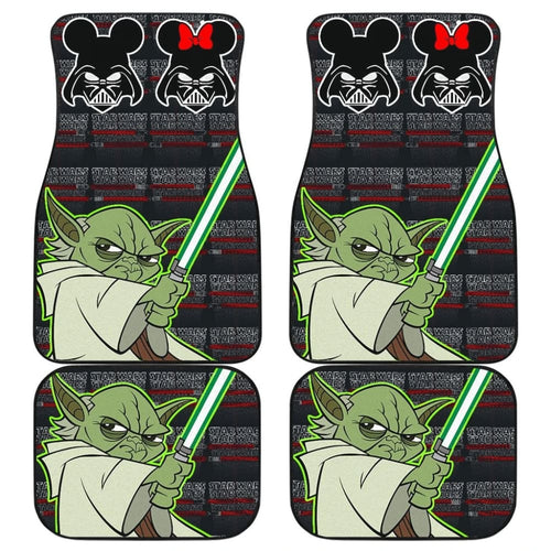 Baby Yoda Lightsaber Star Wars Car Floor Mats