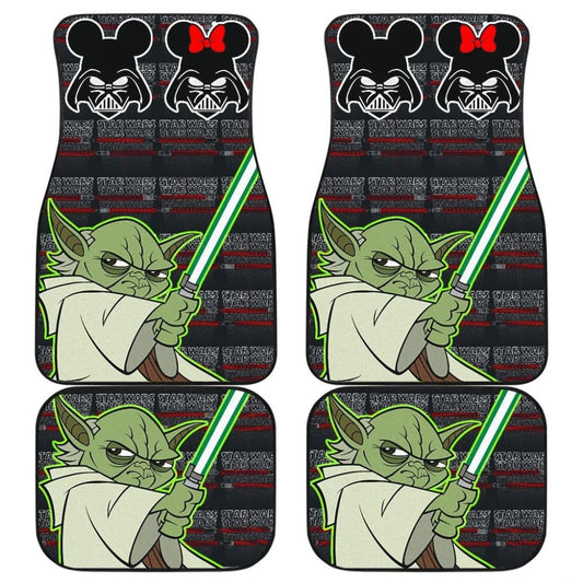 Baby Yoda Lightsaber Star Wars Car Floor Mats