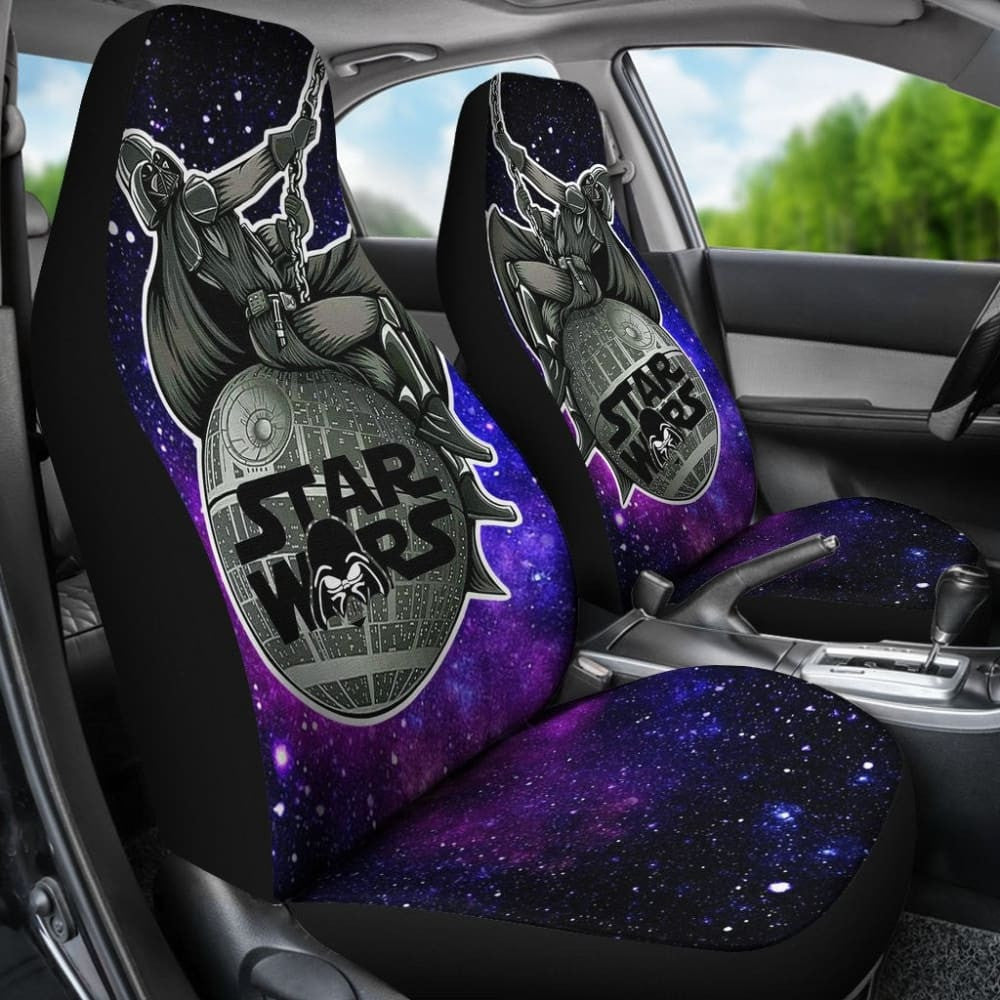 Darth Vader Wrecking Ball Galaxy Star Wars Car Seat Covers