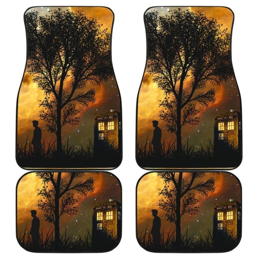 Tardis Telephone On Field Doctor Who Car Floor Mats Fan Amazing