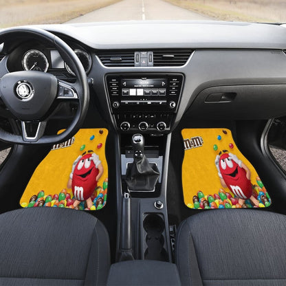 Red M&M Chocolate Car-Mats