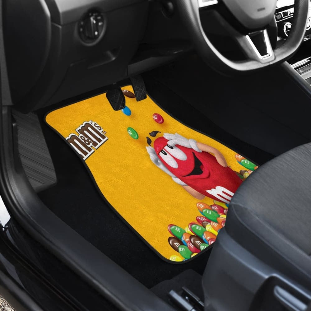 Red M&M Chocolate Car-Mats