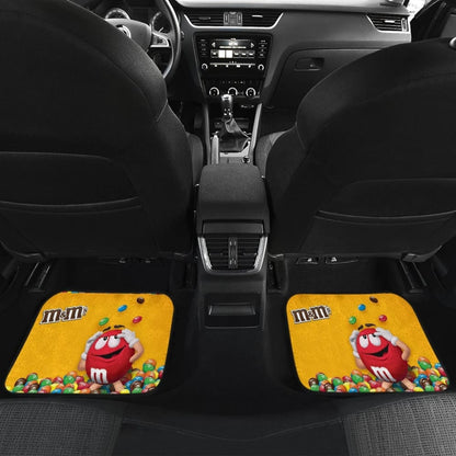 Red M&M Chocolate Car-Mats
