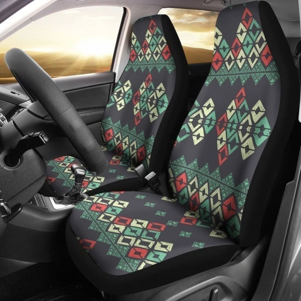 Retro Native Pattern Car Seat Covers