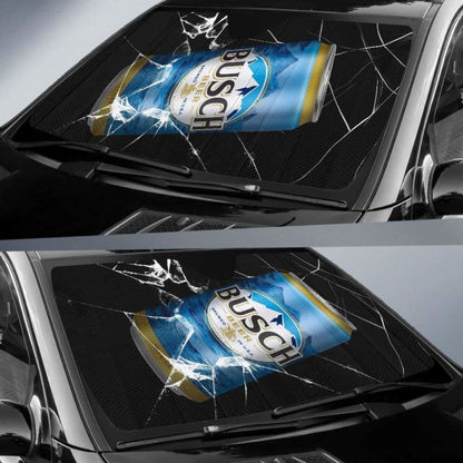 Busch Auto Sun Shade Car Sun Visor Funny For Beer Lover