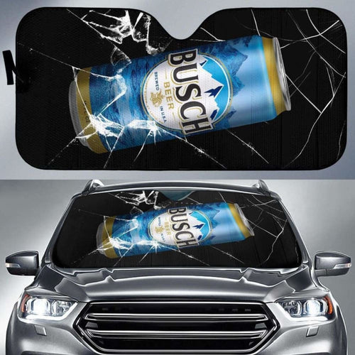 Busch Auto Sun Shade Car Sun Visor Funny For Beer Lover
