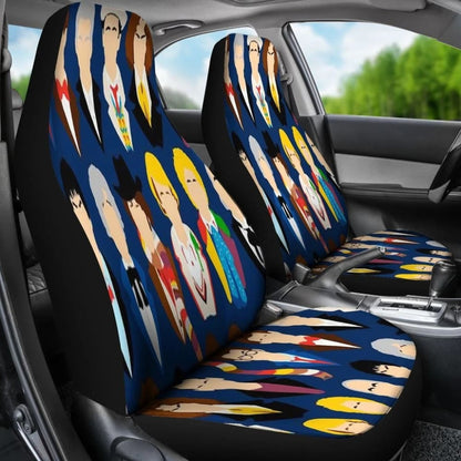 Doctor Who Characters Shades Car Seat Covers