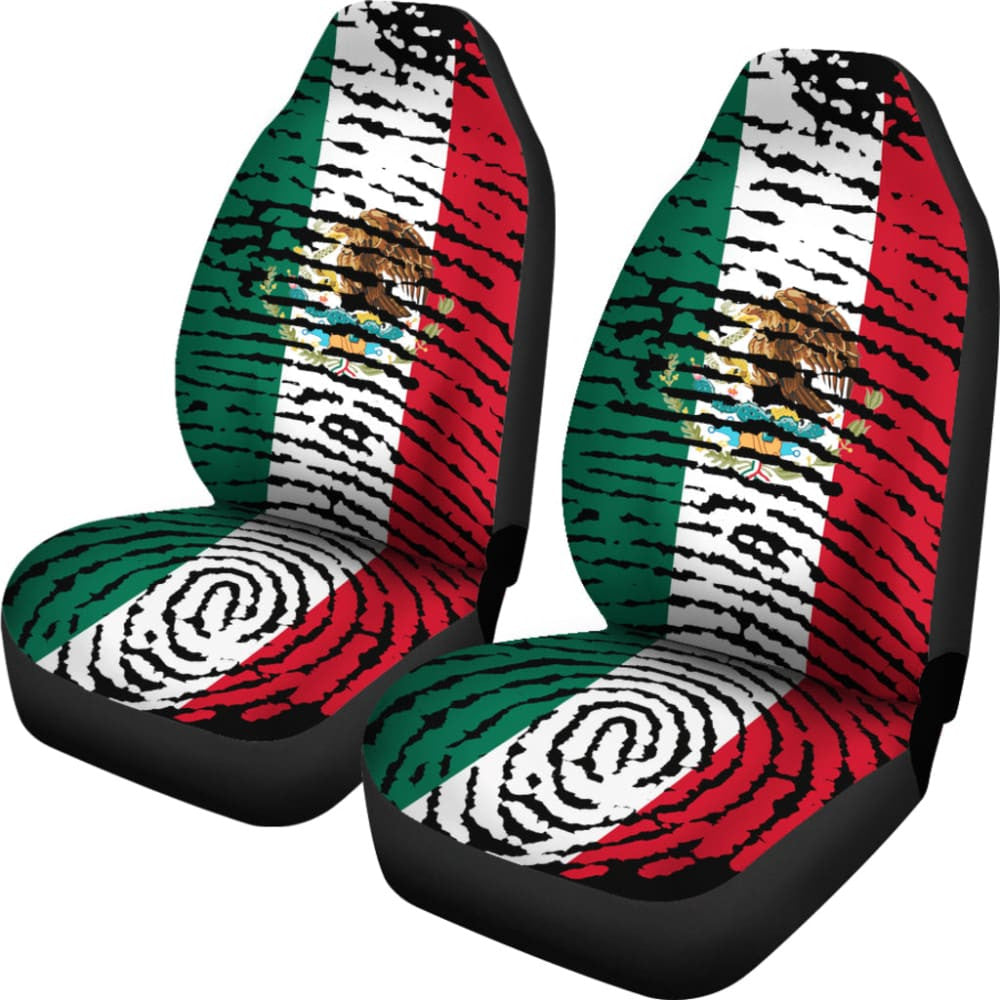 Dna Mexico Flag Mexican Gift Car Seat Covers