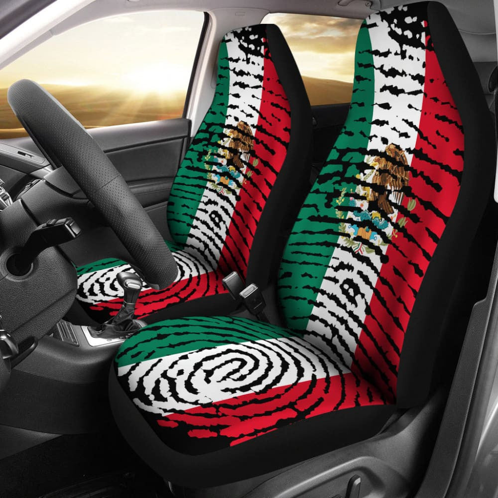 Dna Mexico Flag Mexican Gift Car Seat Covers