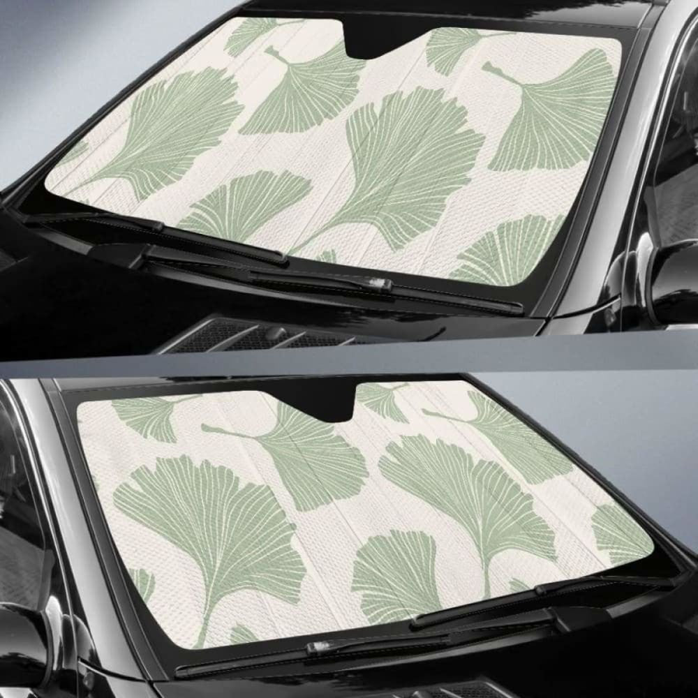 Ginkgo Leaves Pattern Car Auto Sun Shades