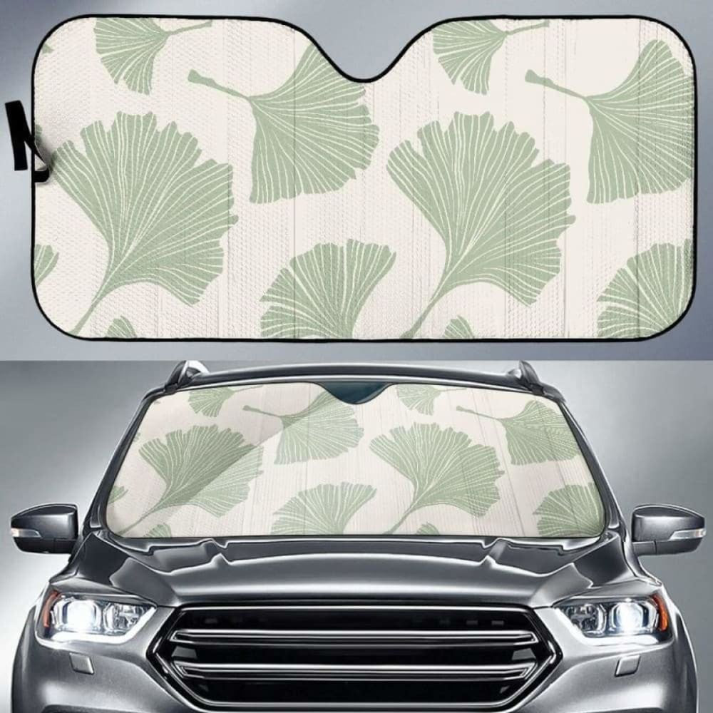 Ginkgo Leaves Pattern Car Auto Sun Shades