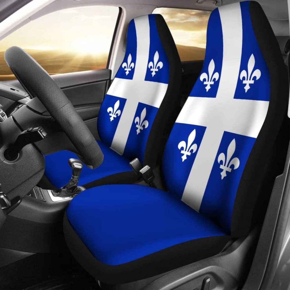 Canada Quebec Flag Car Seat Covers