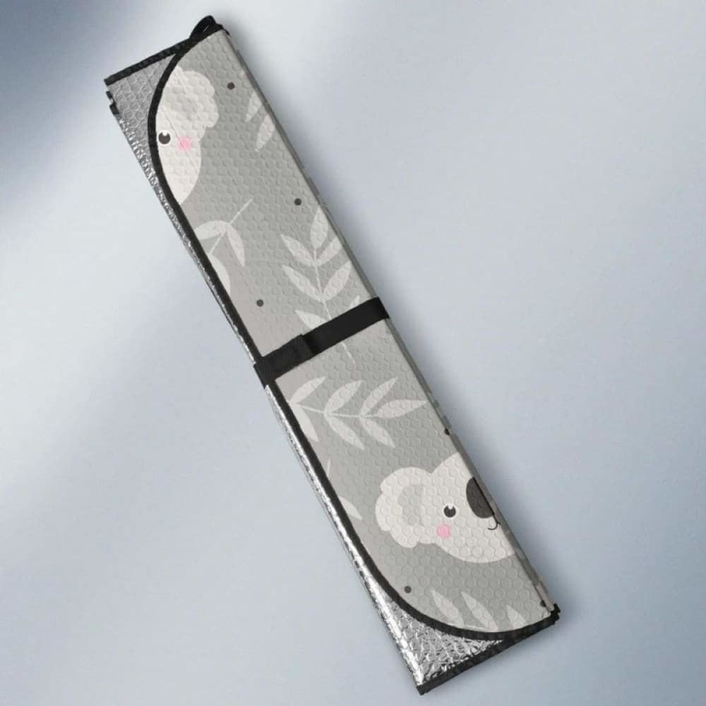 Cute Koala Leaves Pattern Car Auto Sun Shades
