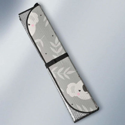 Cute Koala Leaves Pattern Car Auto Sun Shades