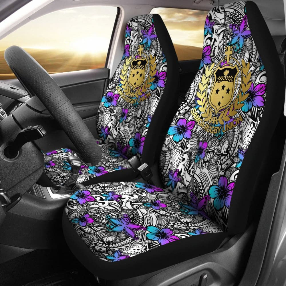 American Samoa Car Seat Cover Hibiscus The Flowers Of Ocean