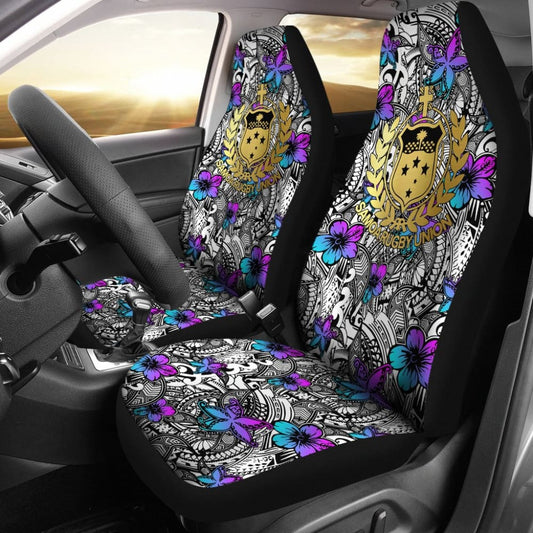 American Samoa Car Seat Cover Hibiscus The Flowers Of Ocean
