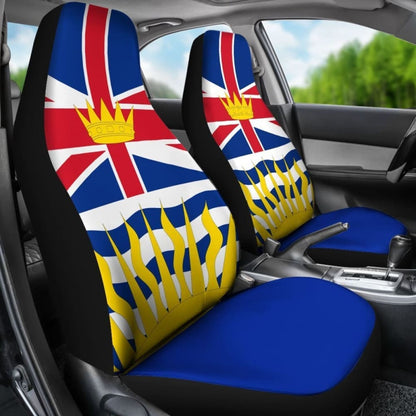 Canada British Columbia Flag Car Seat Covers