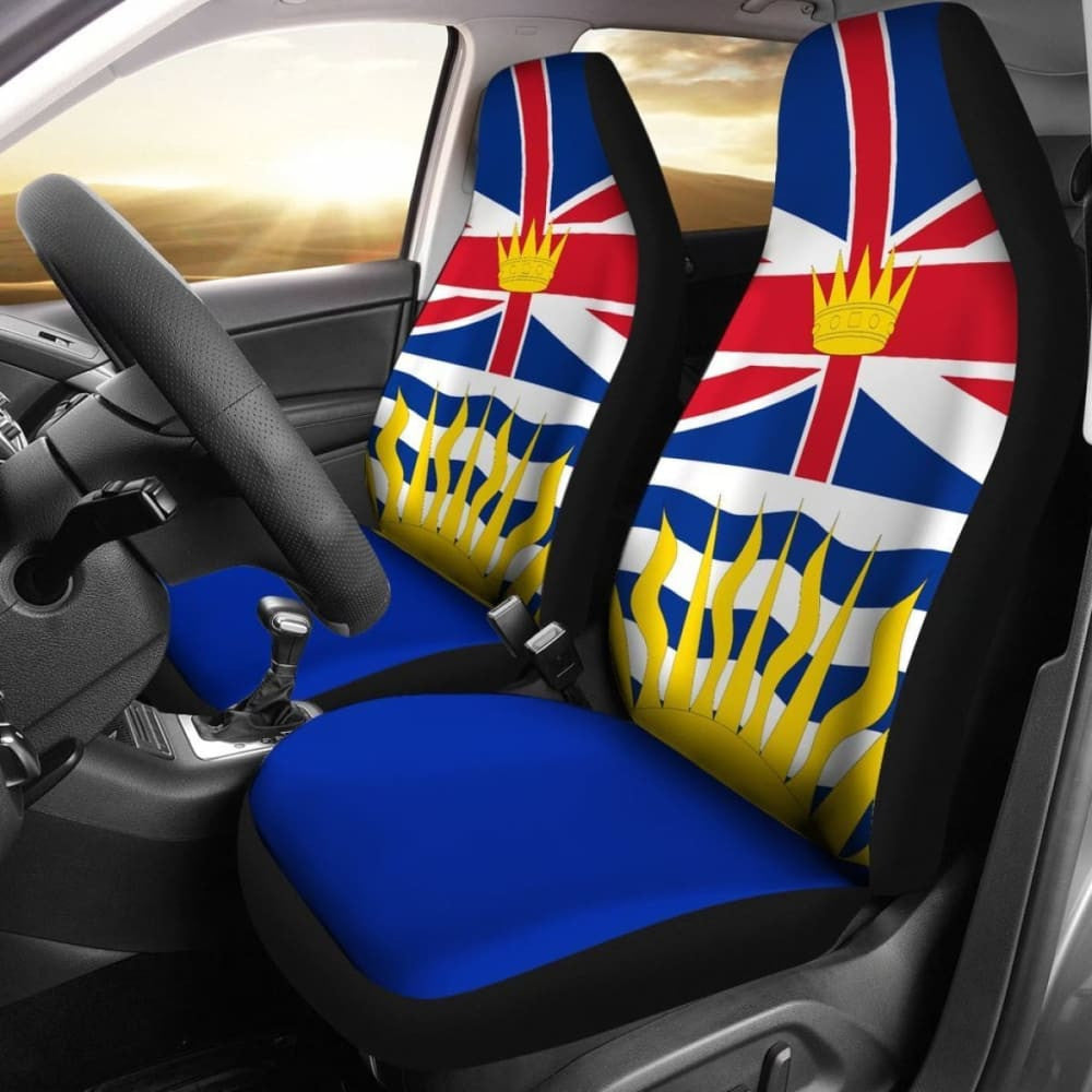 Canada British Columbia Flag Car Seat Covers