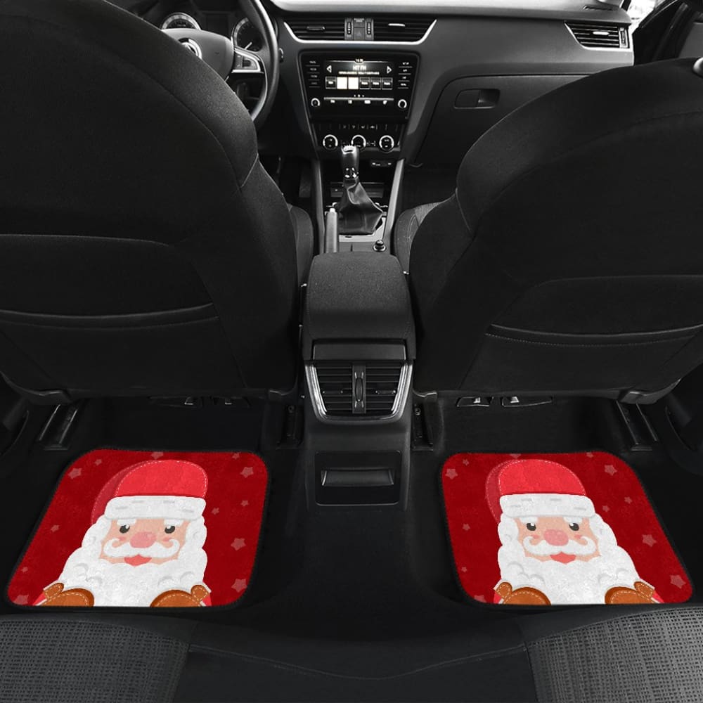 Christmas Car Floor Mats Cute Santa Claus