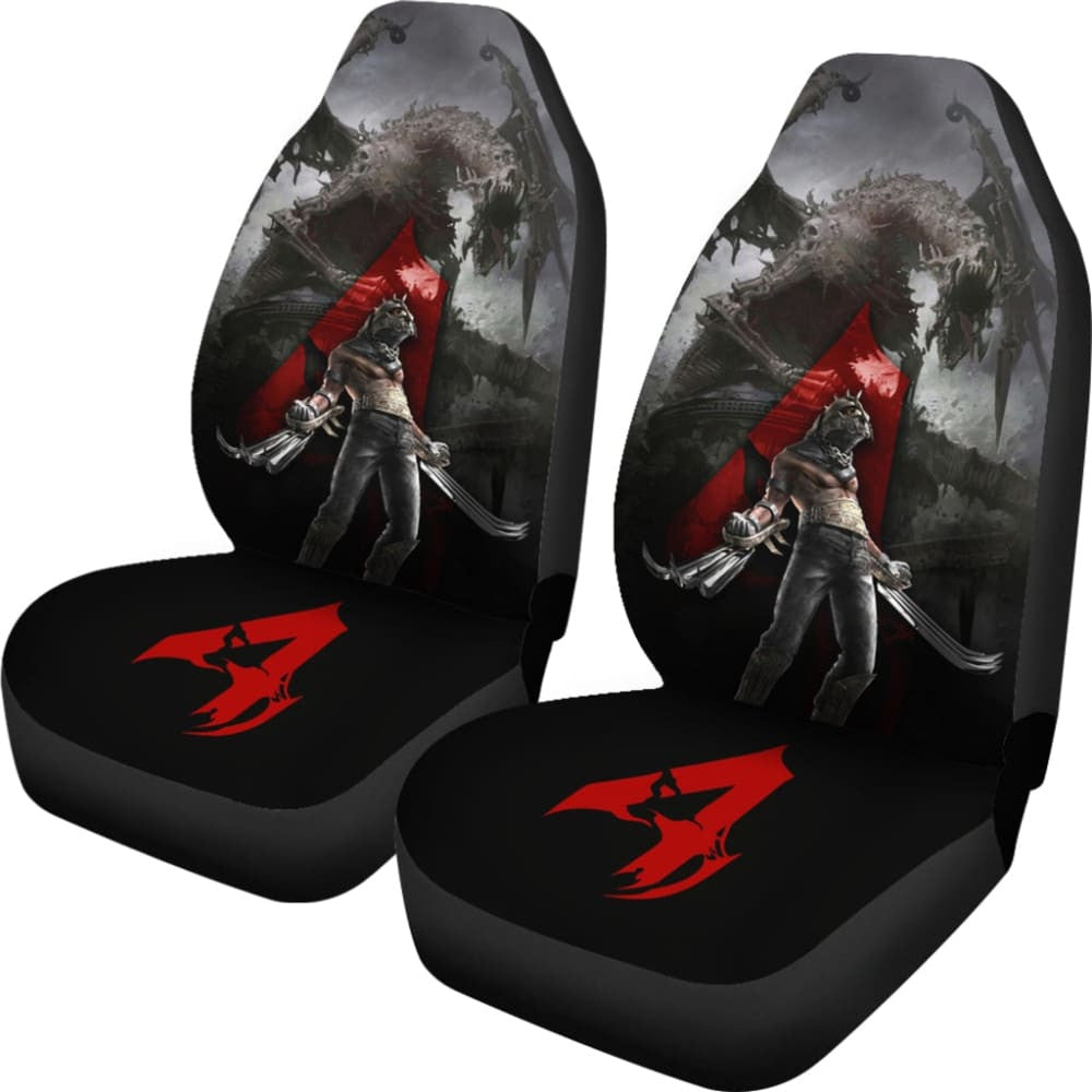 Zombie Dragon Biohazard Resident Evil Car Seat Covers