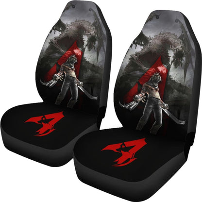 Zombie Dragon Biohazard Resident Evil Car Seat Covers