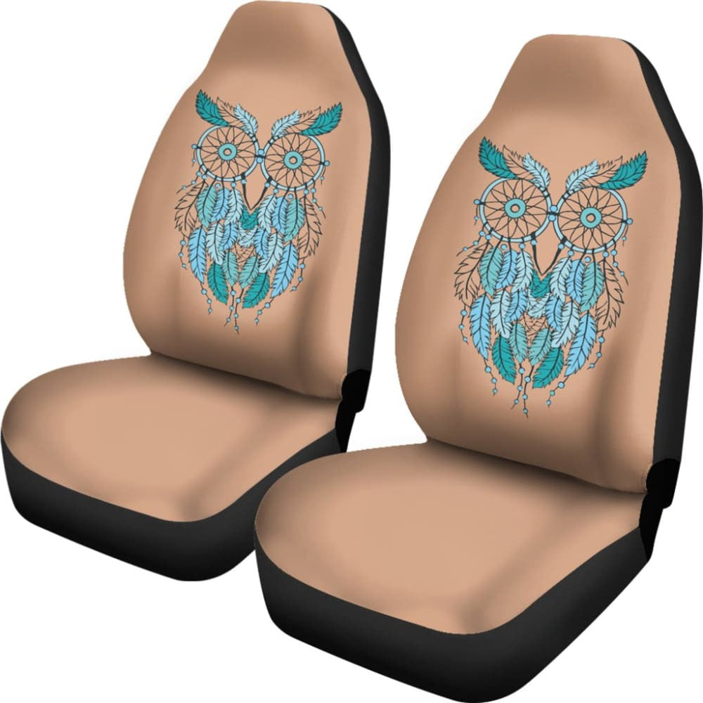 Owl Dreamcatcher Native American Inspired Car Seat Covers