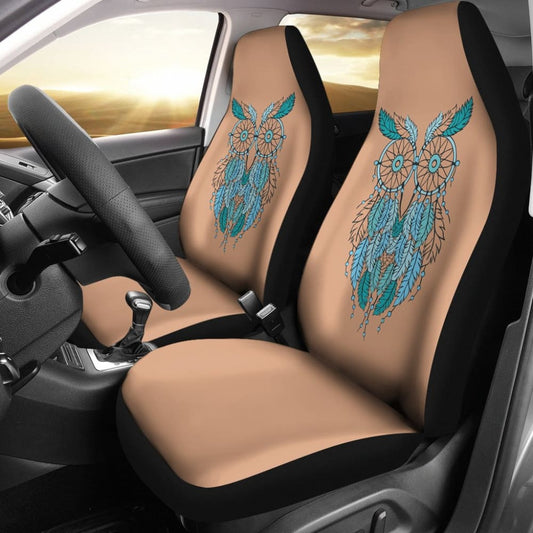 Owl Dreamcatcher Native American Inspired Car Seat Covers