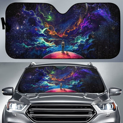 Space Planet Man Dog Sun Shade amazing best gift ideas